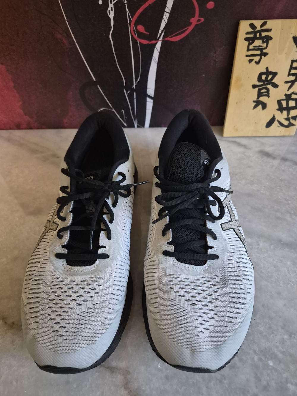 ASICS Men's GEL-Kayano 25 Running Shoes White/Black Size 12M
